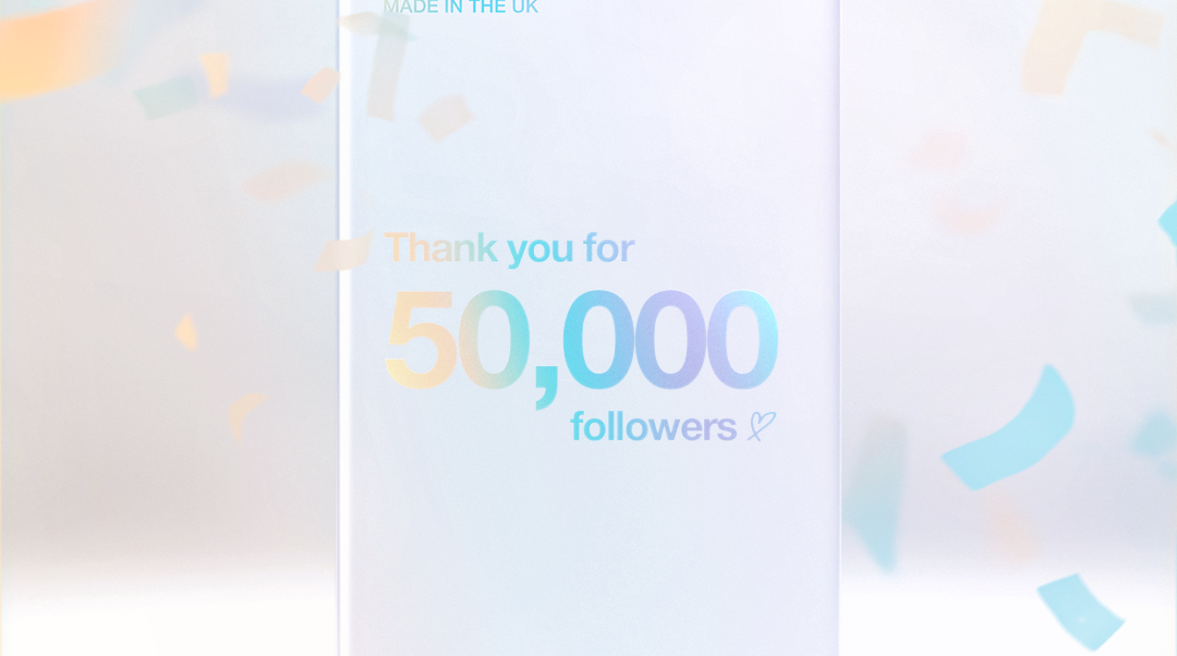 We've just hit 50k followers! 🥳