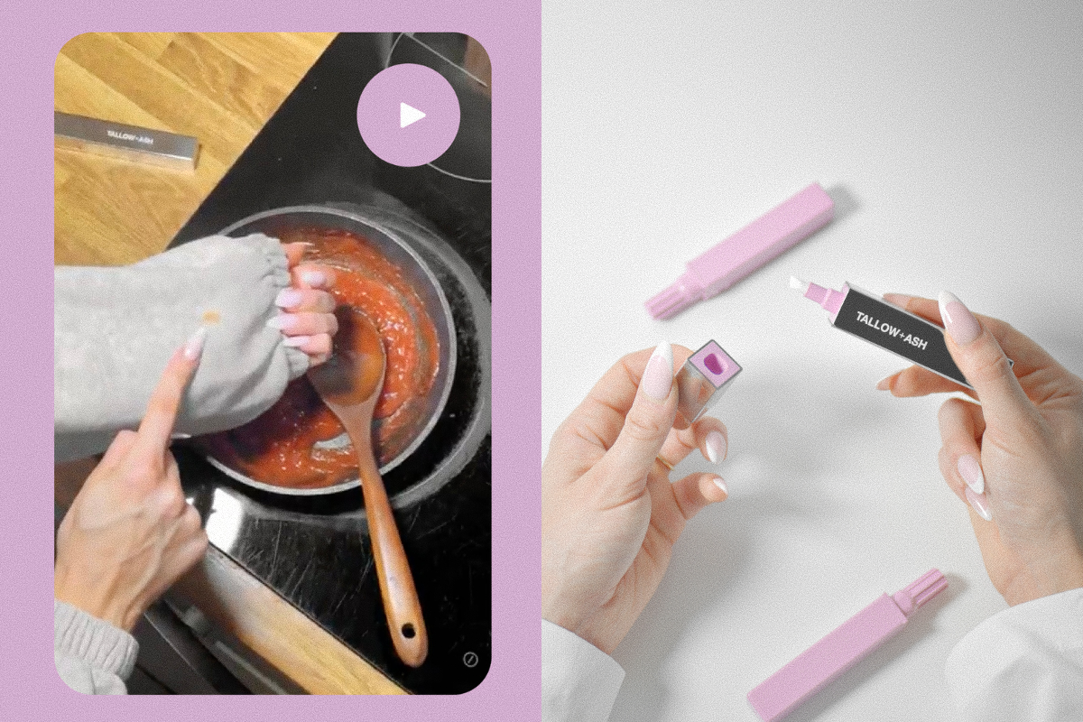 Stain Pen in action - cooking stains