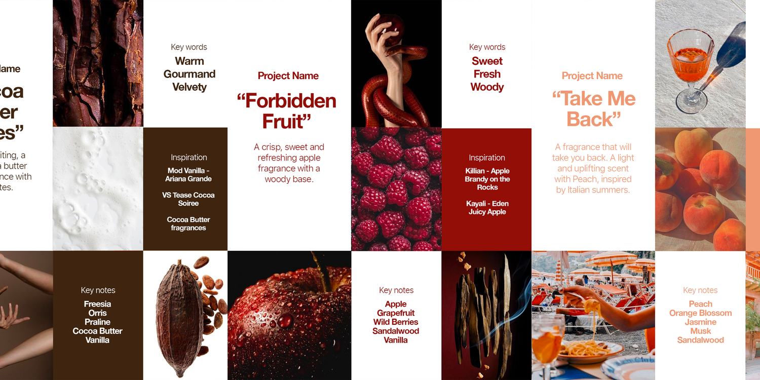 What do you think of these fragrance concepts?