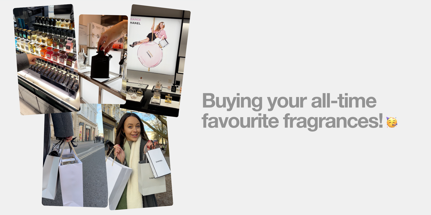 Buying your favourite fragrances!