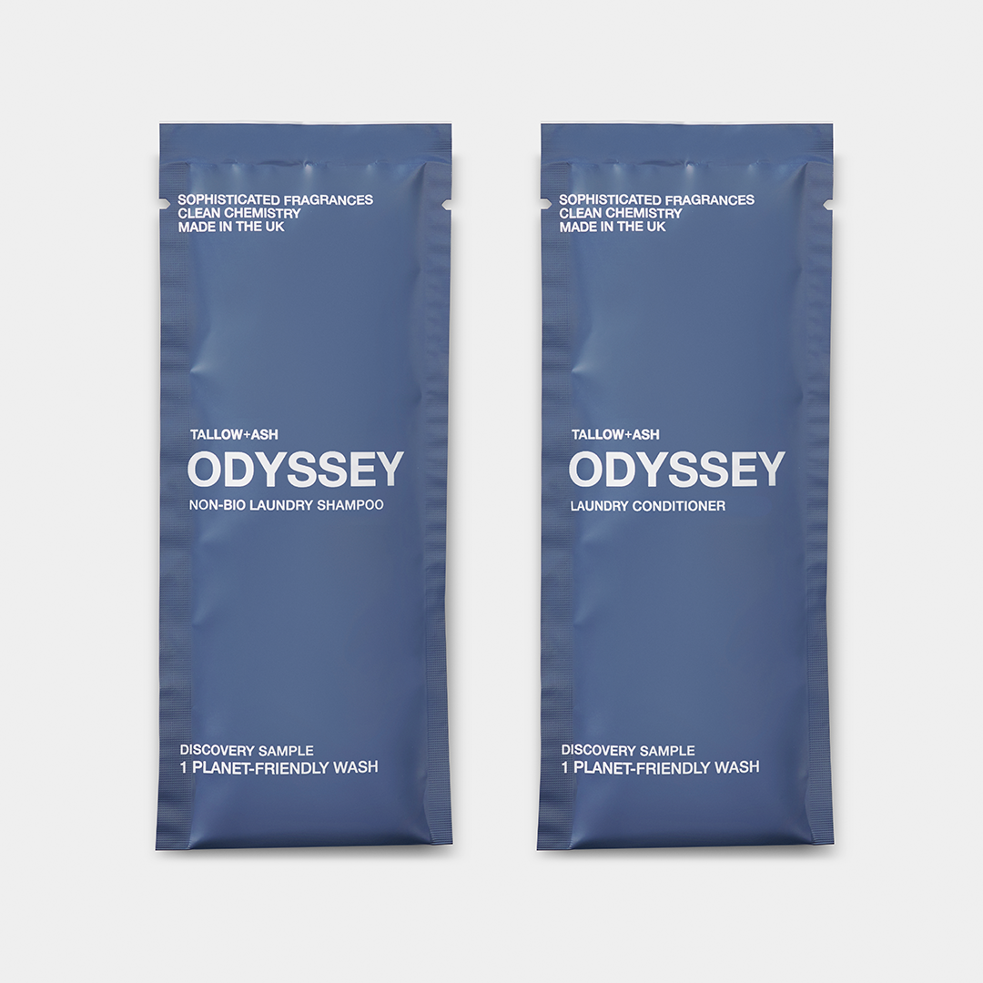 Échantillon de shampooing et revitalisant Odyssey Laundry