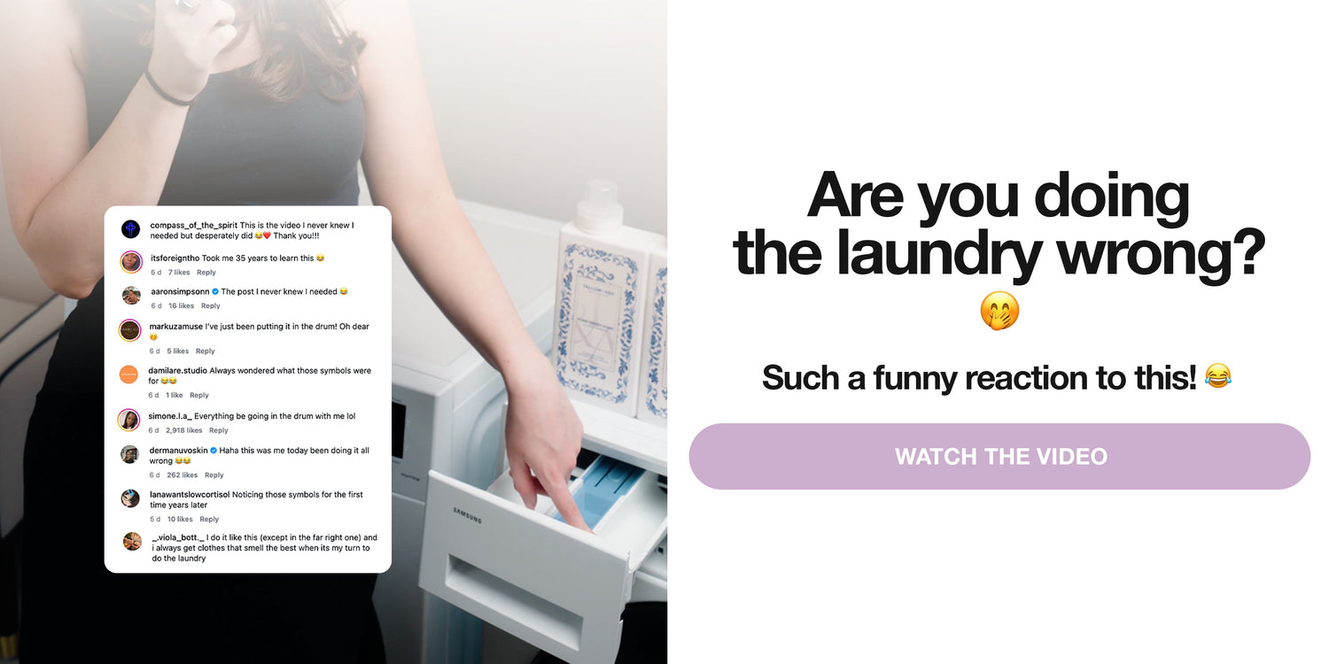 Are you doing the laundry wrong? 🤭