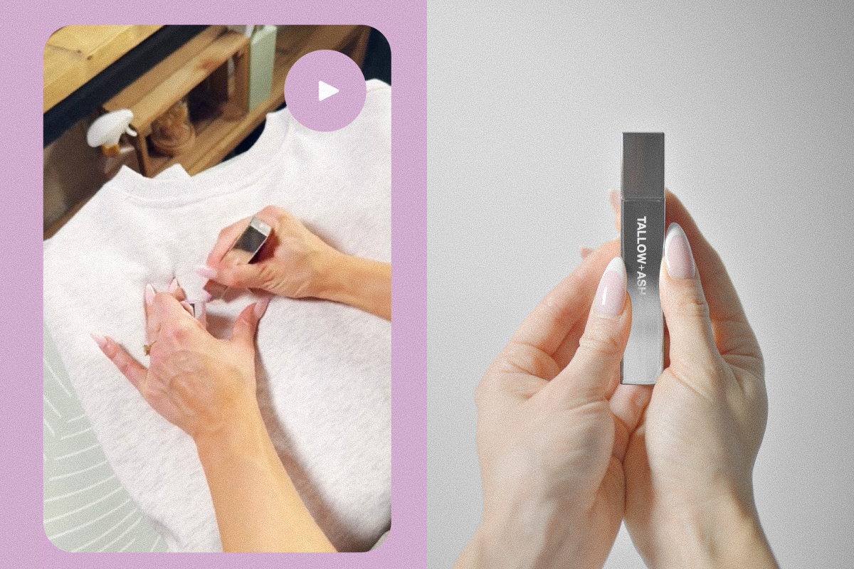 Stain Pen in action - how it dries