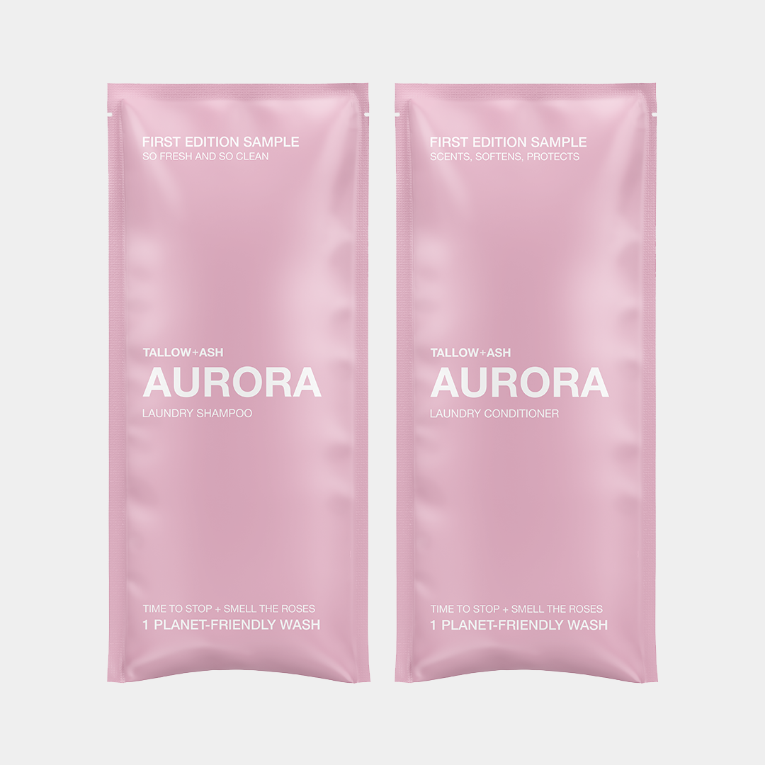 Échantillon de shampooing et revitalisant à lessive Aurora 