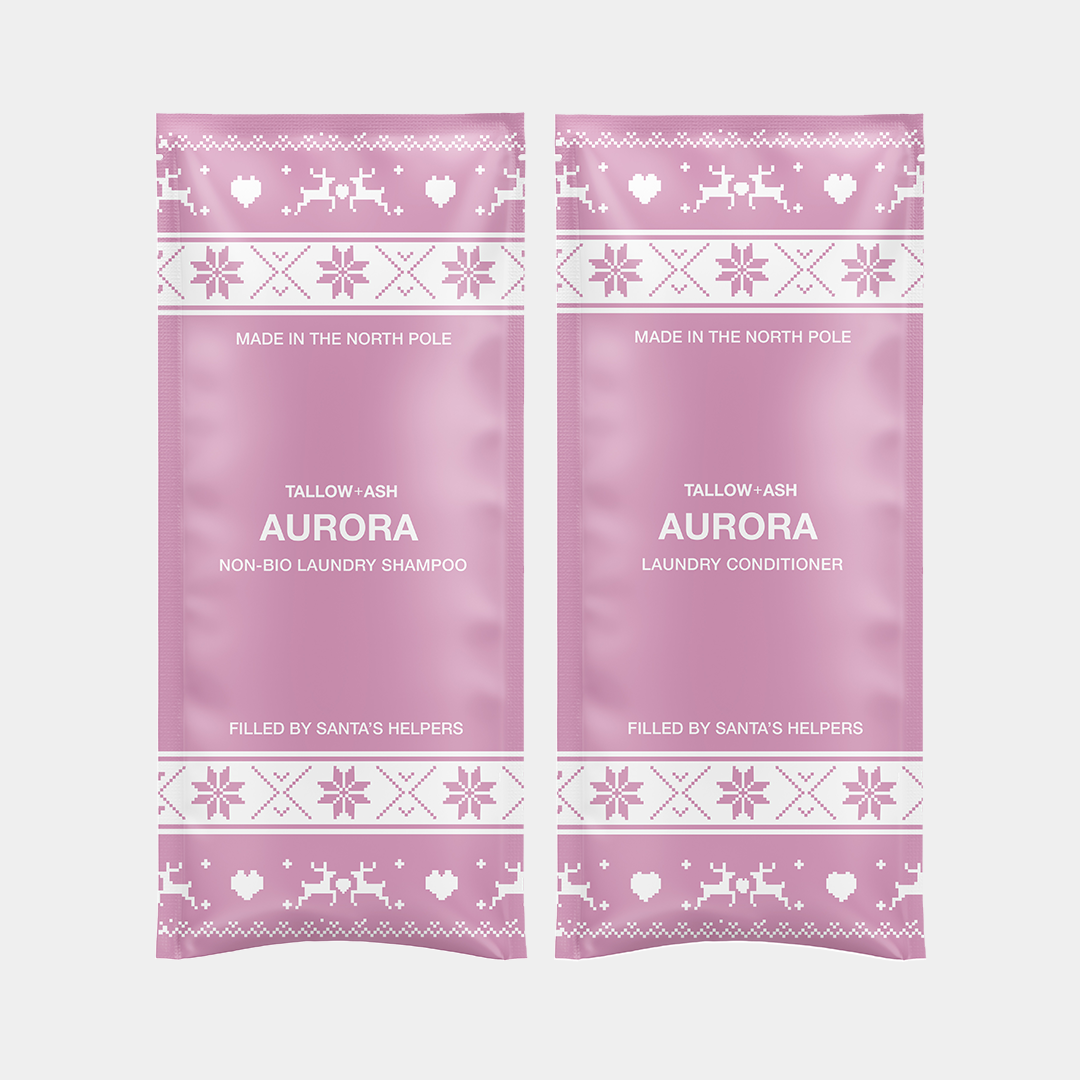 Aurora Christmas Laundry Shampoo + Conditioner Sample