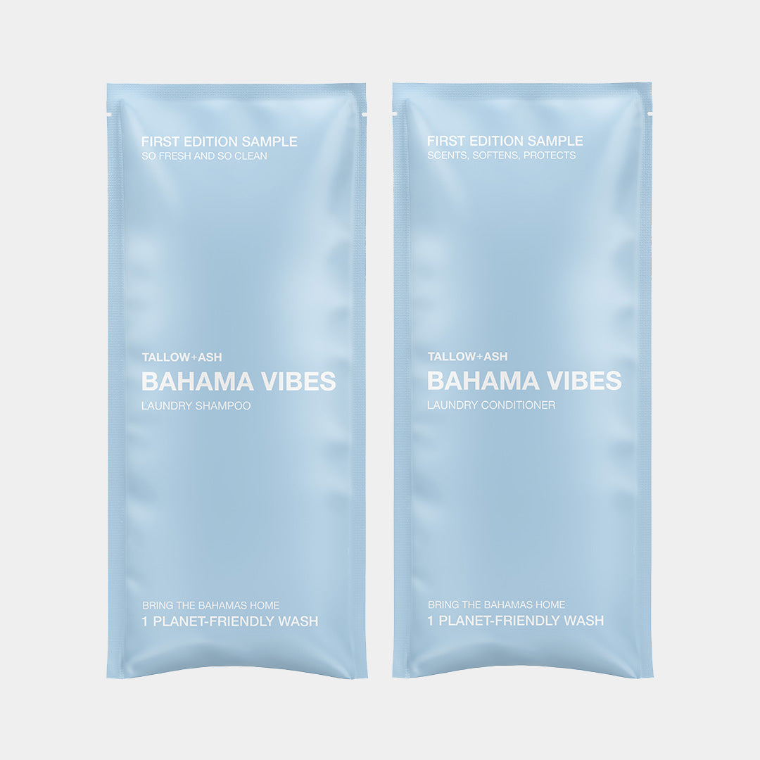 Échantillon de shampooing et revitalisant à lessive Bahama Vibes 