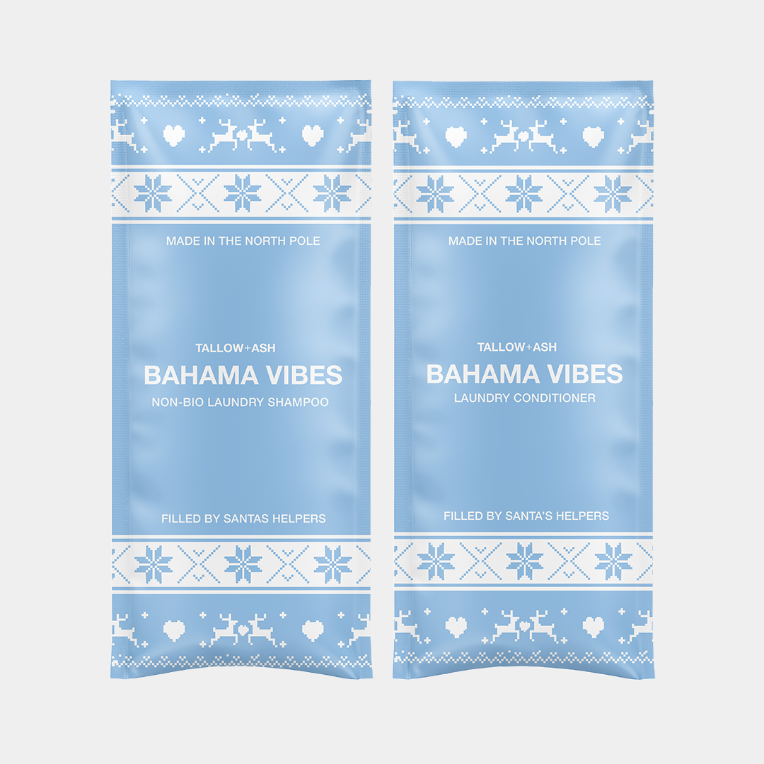 Bahama Vibes Christmas Laundry Shampoo + Conditioner Sample