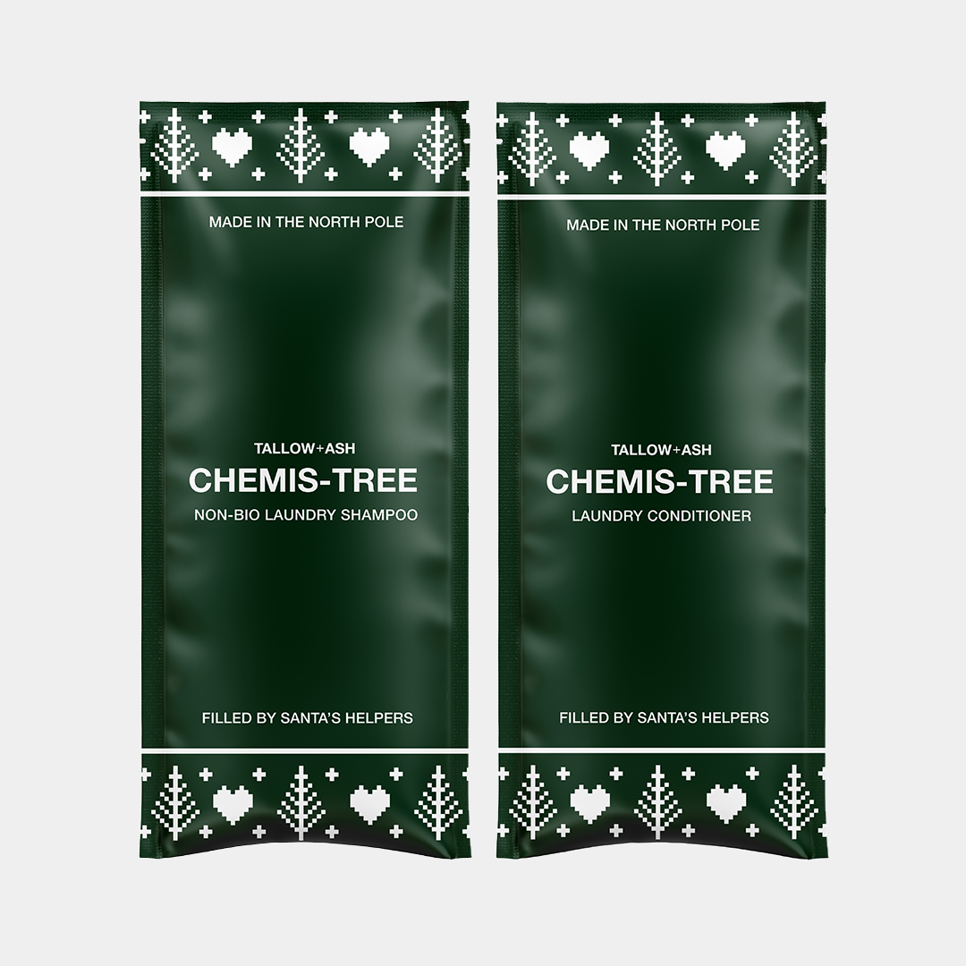 Chemis-tree Christmas Laundry Shampoo + Conditioner Sample