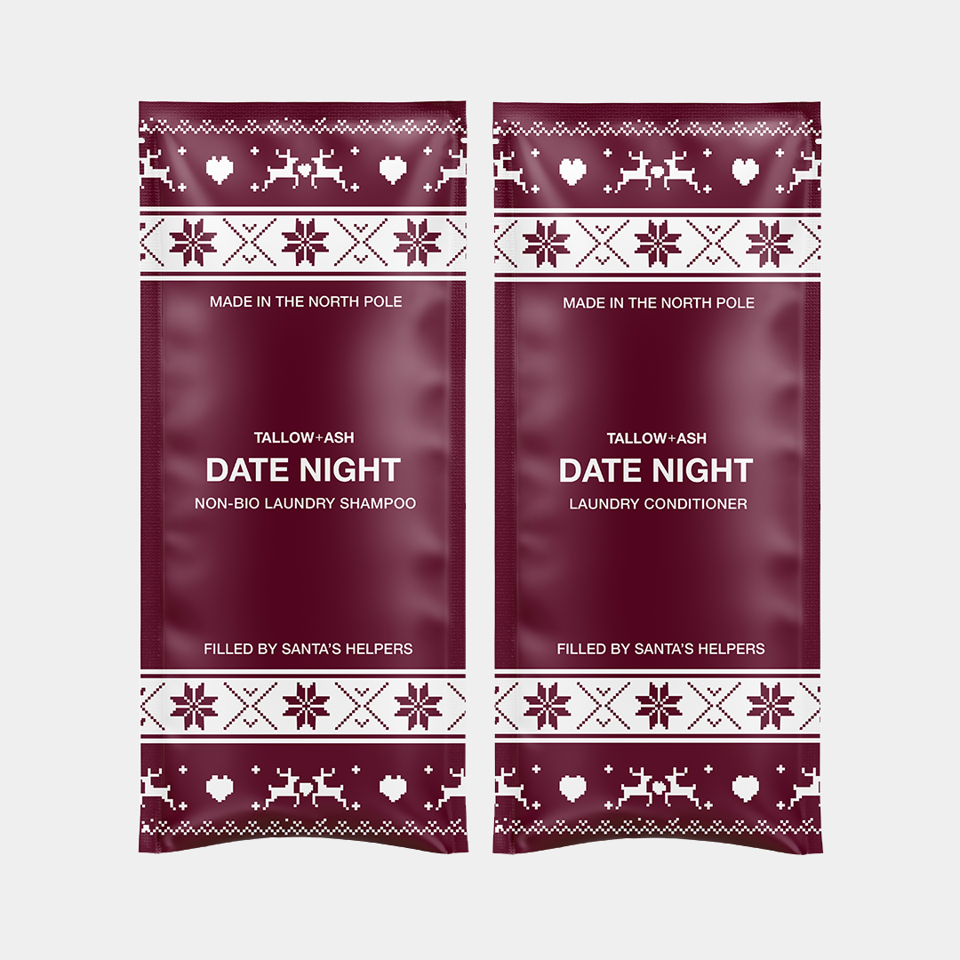 Date Night Christmas Laundry Shampoo + Conditioner Sample