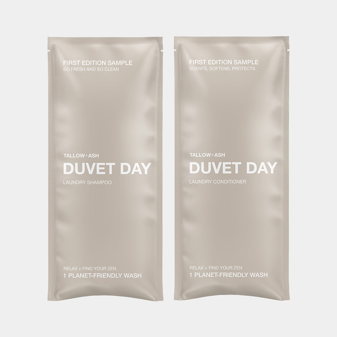 Muestra de champú y acondicionador Duvet Day Laundry