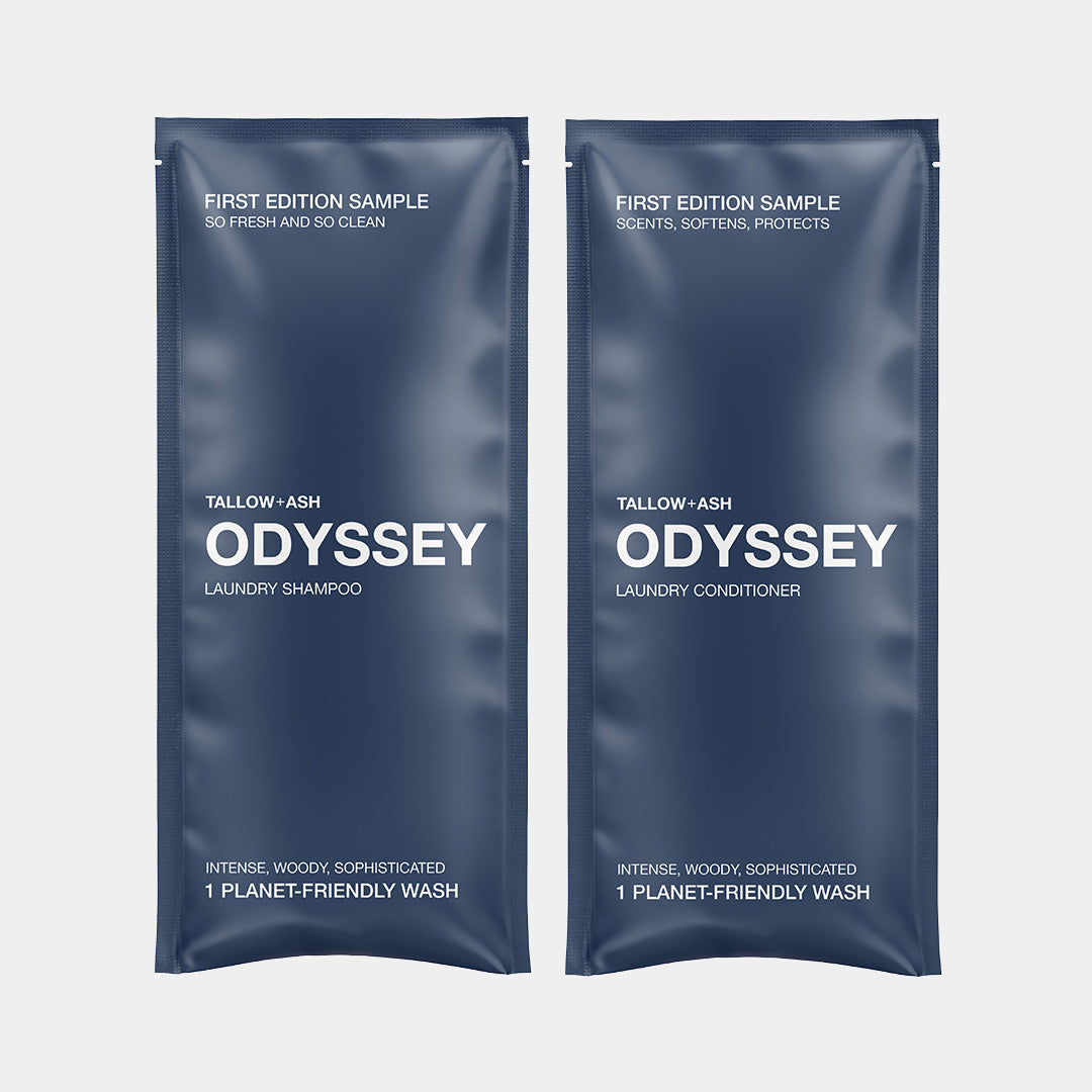 Échantillon de shampooing et revitalisant Odyssey Laundry 