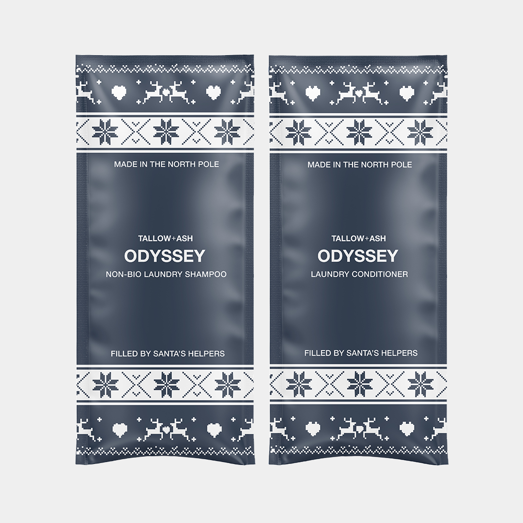Odyssey Christmas Laundry Shampoo + Conditioner Sample