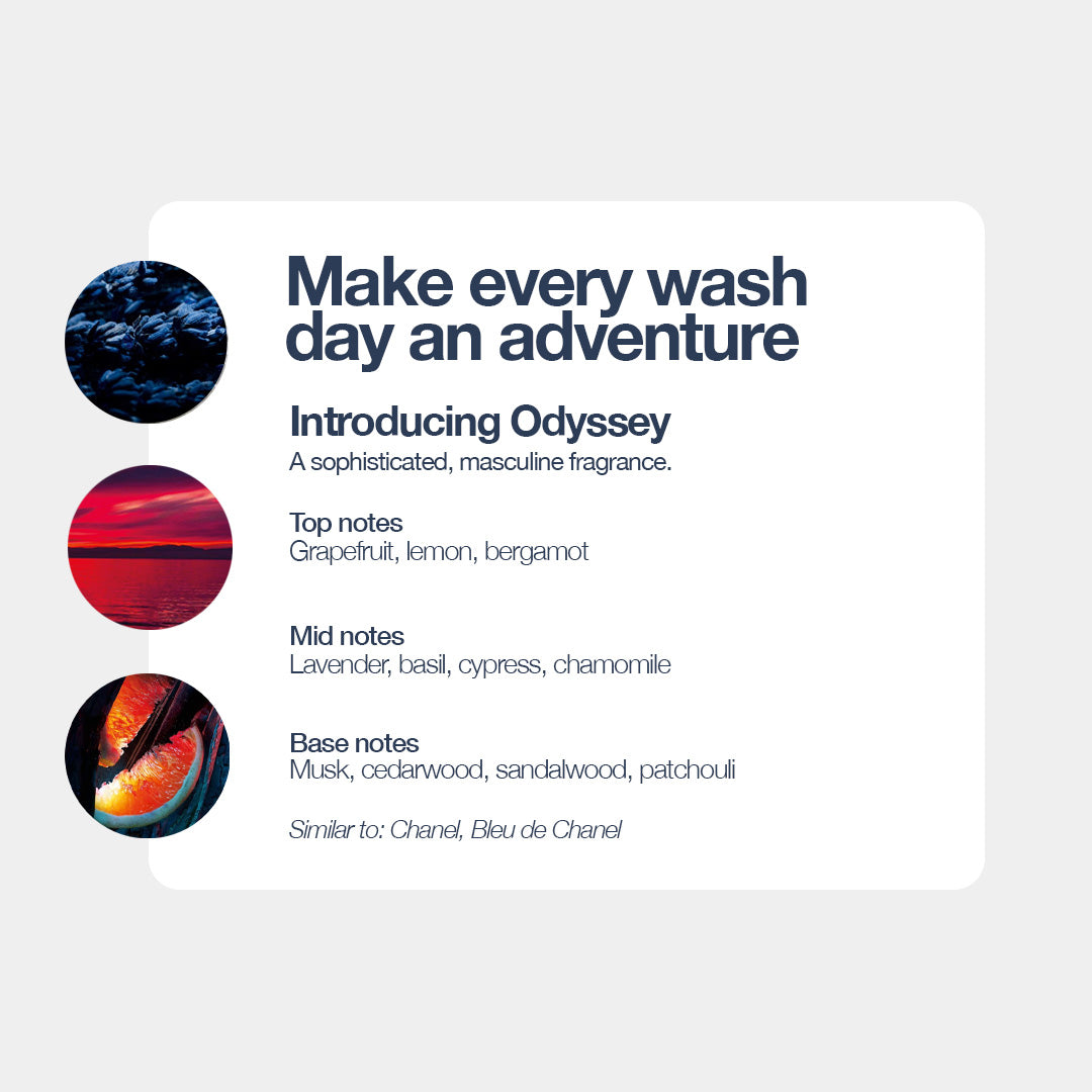 Shampoo + balsamo per bucato Odyssey